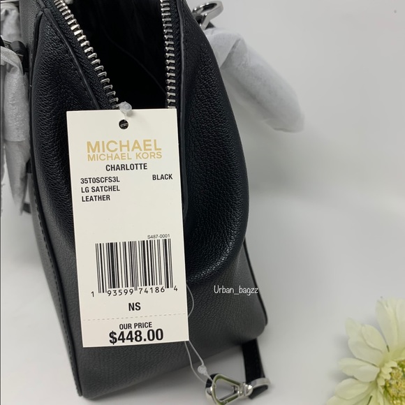 Michael Kors Charlotte Large Satchel - Picture 7 of 9